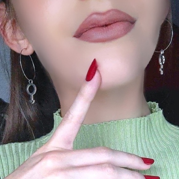 Any 4/$25! Silver Male/Female Symbol Wire Hoop Earrings - Picture 2 of 7